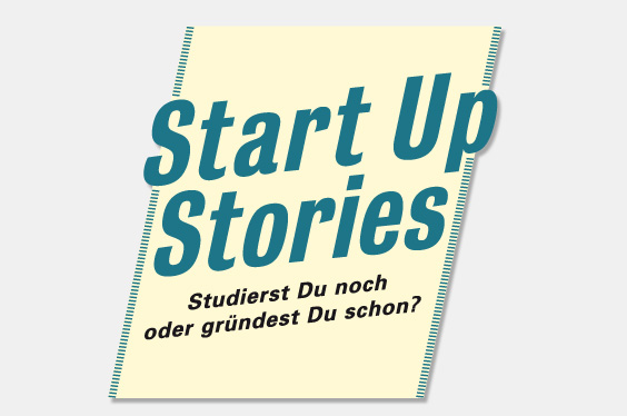 Start Up Stories – Aktionszeichen
