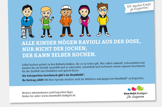 Postkarte SlowMobil Stuttgart – Geschmack