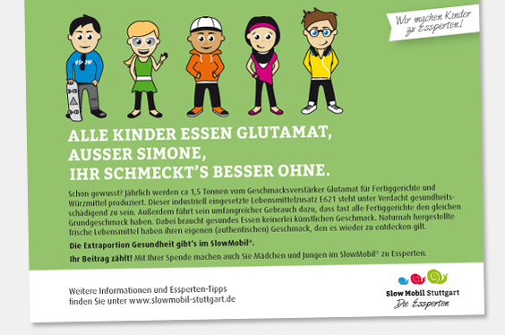 Postkarte SlowMobil Stuttgart – Gesundheit