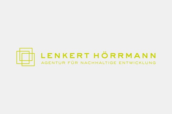 Logo Lenkert Hörrmann linksbündig grün
