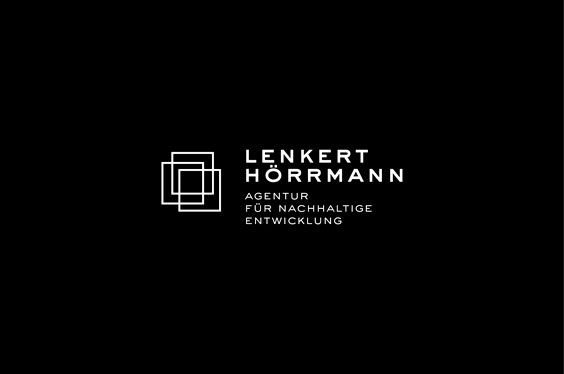Logo Lenkert Hörrmann kompakt auf dunklem Hintergrund