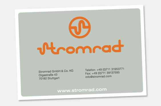 stromrad – Kundenkarte Rückseite